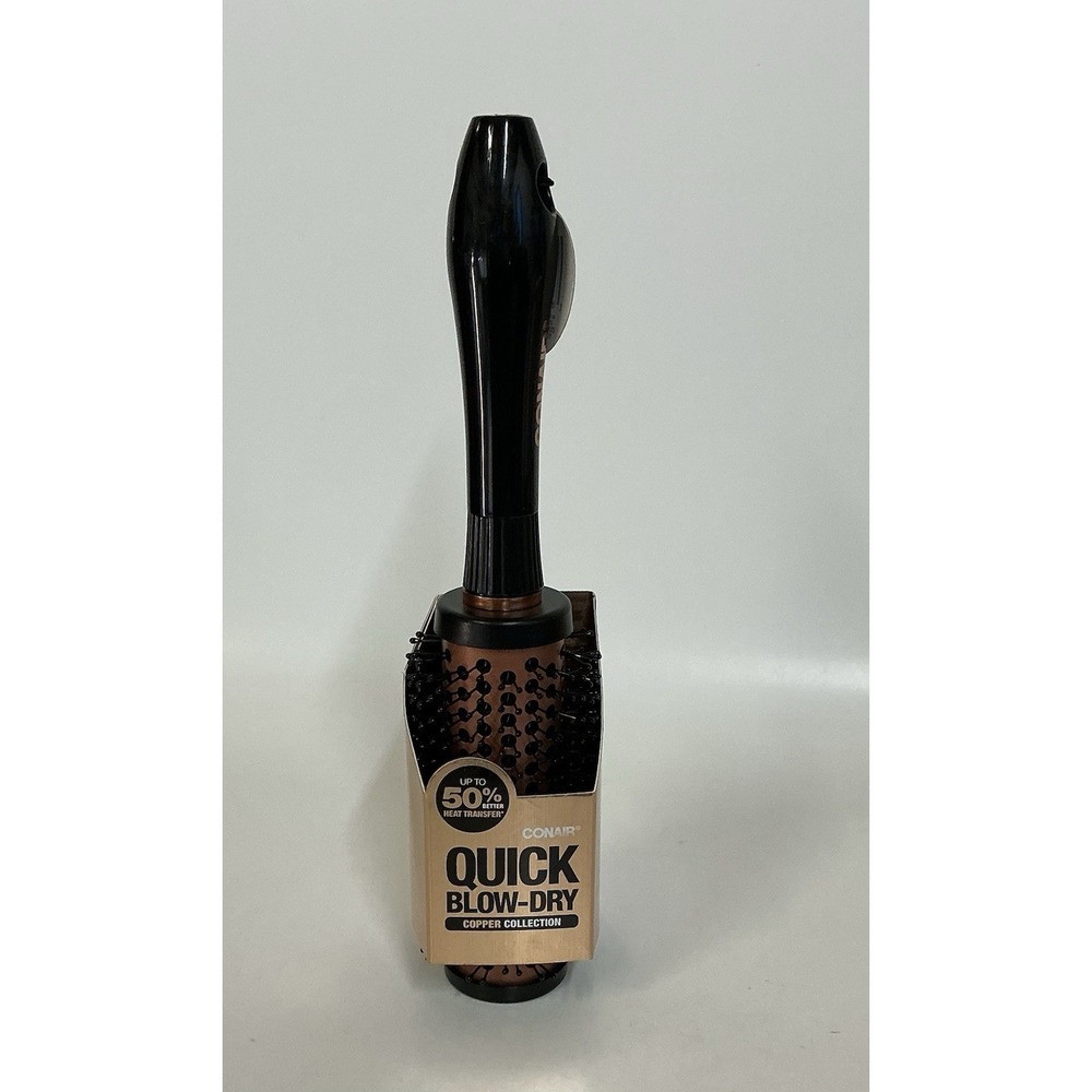 Conair Quick Blow Dry Copper Collection Hairbrush. (256)